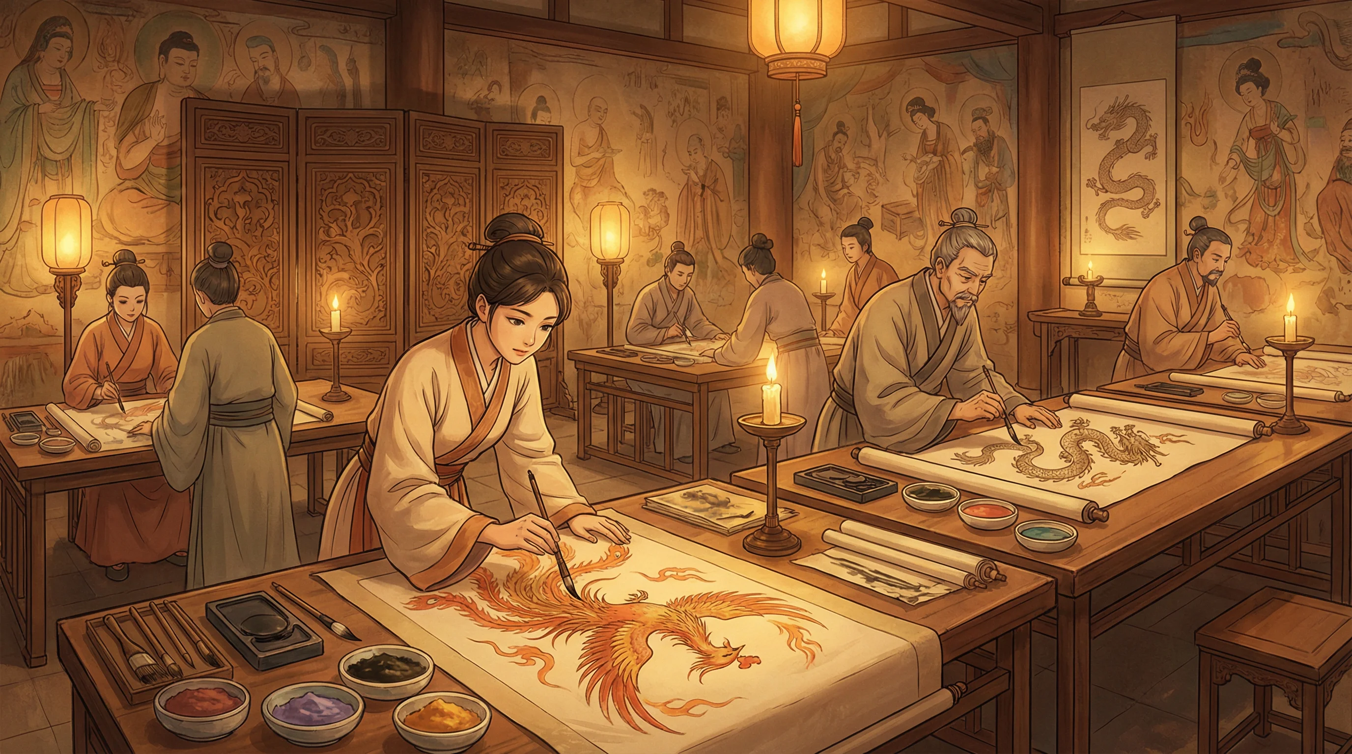 画师入驻 - 瑟瑟屋 国风动漫画师